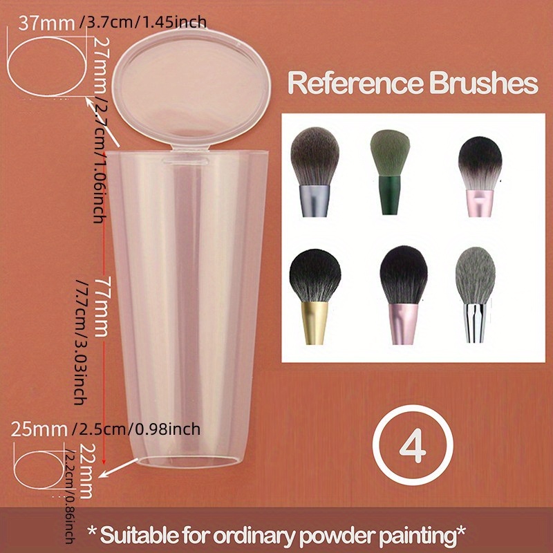 Dustproof Makeup Brush Covers, Reusable